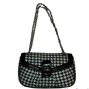 Express  Black and White Hand Bag